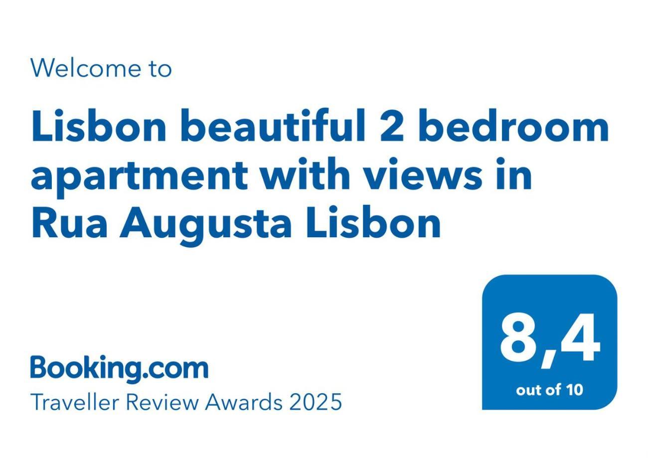 Lisbon Beautiful 2 Bedroom Apartment With Views In Rua Augusta Lisboa Ngoại thất bức ảnh